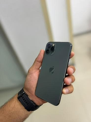 IPhone 11 Pro, Matte Midnight Green, Simsiz şarj — 2