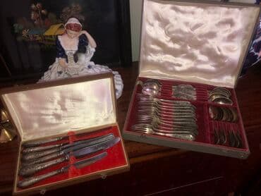 Vintage melhior süfrə dəsti – orijinal qutularında Tərkibi: - 1 qutu