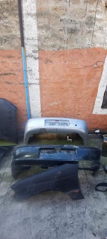 səs boğucular: Arxa, Opel Omega 1997 il, Almaniya, Ödənişli çatdırılma — 1