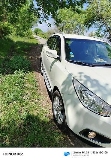 Avtomobil satışı: Hyundai ix35, ağ rəngli, 5 yerlik kompakt SUV. Mühüm xüsusiyyətlər: - — 5