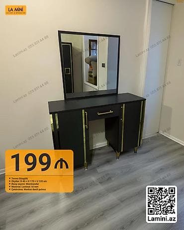 Siyirməli, Polkalı, Mat laminat, Kredit yoxdur, Pulsuz quraşdırılma