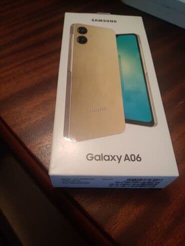 samsunq a 50: Samsung Galaxy A06, 128 GB, rəng - Qızılı, Barmaq izi — 7