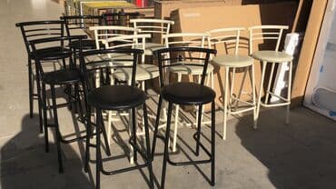 декоративная мебель: Hundurluk 72 Bar oturacaqlari material demirdir oturan yeri kojadir — 9