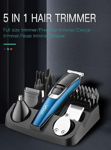 тример: VGR 172 - Universal Trimmer dəsti 5in1 / 600mah . Təsviri: Taraş — 1