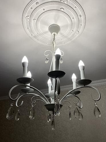 Çılçıraq, 6 lampa, Metal — 3