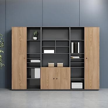 Ofis və ya iş otaqları üçün nəzərdə tutulmuş, iki rəngli geniş saxlama — 1