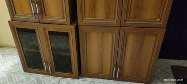 metbext şkafı: Mətbəx üçün üst-alt dolab dəsti yaxşı vəziyyətdədir, yeni sökülüb — 2