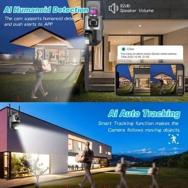 uşaq izleme kamerasi: Təhlükəsizlik kamerası • İkiqat Kamera • Simsiz Təhlükəsizlik Kamerası — 4