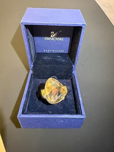 xonca desti: Orijinal Swarovski Dəst – Boyunbağı və Üzük (Sertifikatlı, Təzə Kimi) — 3