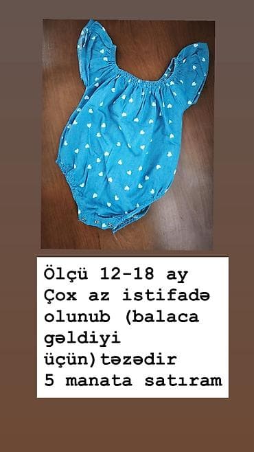 des geyimler: Uşaq geyimləri dəsti və paltarlar 1) Qəhvəyi iki hissəli dəst - Ölçü — 8