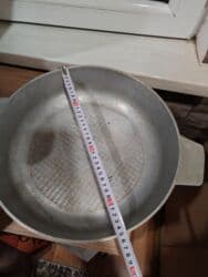 Qab işlənmiş alüminium 40 man böyük qab balaca aş süzən 10man