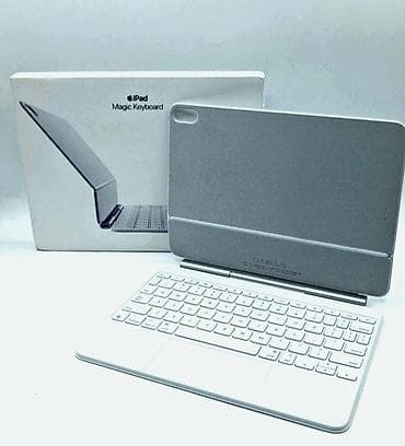 macbook air m3: Apple iPad Air 13 m2 m3 m4 Magic Keyboard – ağ rəng Apple şirkətinin — 1
