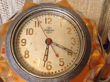 duvar saat: 100 % Orjinal Kəhraba Saat Çelyabinskiy. Təmiz Yantar daşıdı. Antik — 2