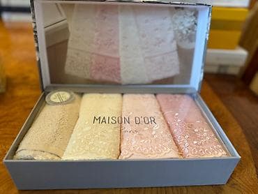 dəsmal: Müxtəlif növ dəsmallar – Maison D’or Paris kolleksiyası - Brend — 6