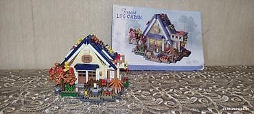 Forest Log Cabin konstruksiya dəsti - Tema: Meşə daxması/A-frame lalafo.az -da Forest Log Cabin konstruksiya dəsti - Tema: Meşə daxması/A-frame