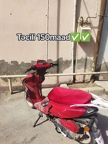 qazel tap.az: Qırmızı rəngli skuter/skuterlə bağlı elan - Model: şəkillərdə — 2