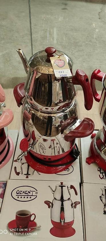 Samovar elektrik samovar Özkent Turk istehsali 3 litr tutumlu su 1,7