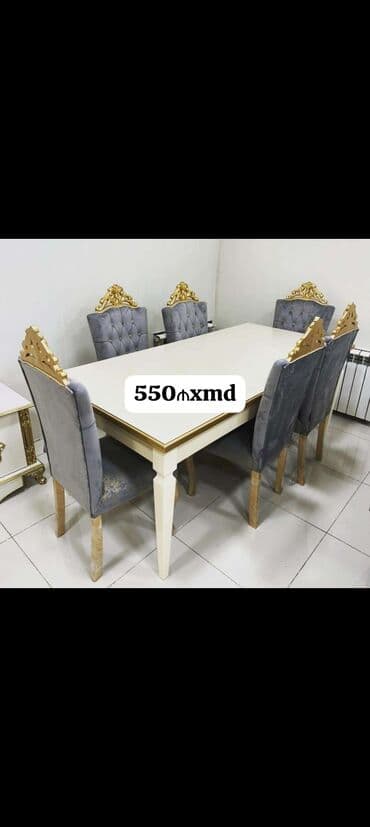 balkon ucun stol stullar: Qonaq otağı üçün, Yeni, 6 stul — 3