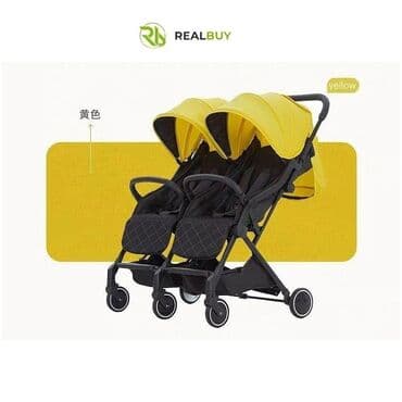 əkizlər və üçəmlər üçün gəzinti uşaq arabaları: Əkizlər üçün araba, Yeni, Pulsuz çatdırılma — 2