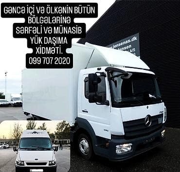 Gence ve bütün şeher ve rayonlara etibarlı şekilde yükdaşıma fealiyeti