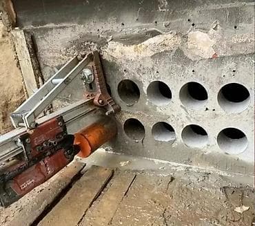 avtomatik gapi mexanizmi: Beton və dəmir-betonlarda almaz karotla deşik açma və kəsim xidməti — 9