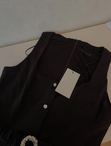 изготовление значков на заказ: Повседневное платье, Миди, Zara, M — 3