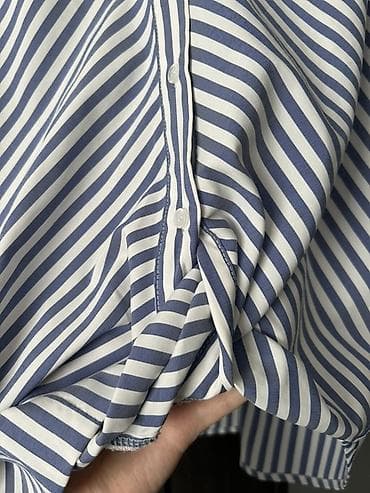 Şəxsi əşyalar: Brend: TWIST Model: Zolaqlı oversize qadın köynəyi Ölçü: EUR 40 (UK — 3