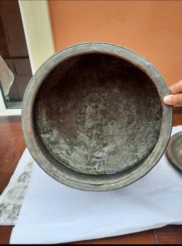 ziynət əşyaları: 1956 ci ilin mis qazanı, mis kəpkiri və mis qapağı — 5