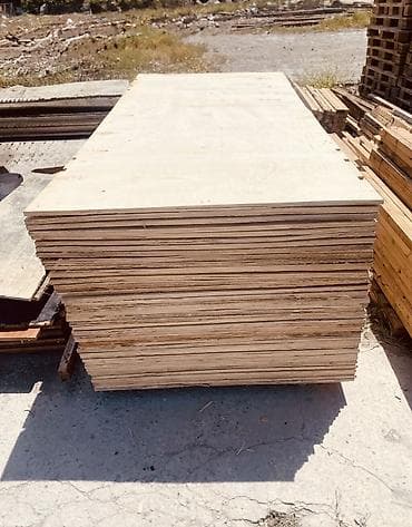 hasar setkaları: Kalıp üçün kontrplak lövhələr Boy 2.40meni 1.10m,qaliniğ 18mm — 3