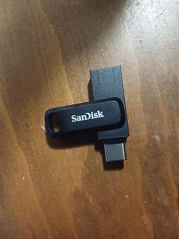 usb endoskop: Flash kart Sandisk, 128 GB, USB type C, Yeni — 1