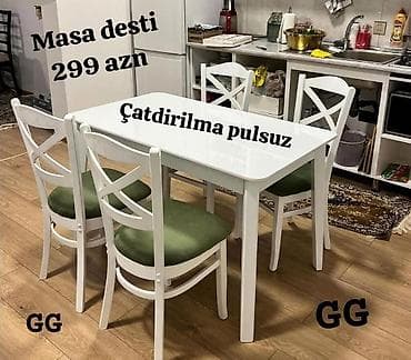 Kuxna masa stol stul sifarisle hazırlanır. ⚜️ İstehsaldan satiş lalafo.az -da Kuxna masa stol stul sifarisle hazırlanır. ⚜️ İstehsaldan satiş