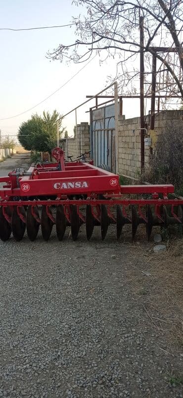 qoşqu mala: SƏNƏD TEXPASPORT. Cansa markasına aid qırmızı rəngli diskli kotan — 2