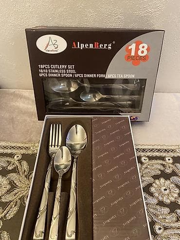 pol eskisi: AlpenBerg 18 parça süfrə dəsti (Almaniya brendi) 3 karopkadır. 1 — 1