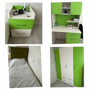 Asılqanlar: Oğlan və qız üçün, İşlənmiş, Təknəfərlik çarpayı, Yazı masası, Dolab, Tumba — 1