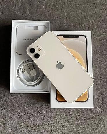 12 iphone: IPhone 12, 128 GB, Ağ, Zəmanət, Kredit, Simsiz şarj — 1