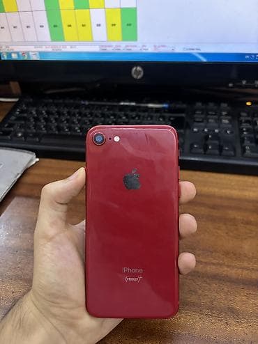 apple watch 1: IPhone 8, 256 GB, Qırmızı, Barmaq izi — 2