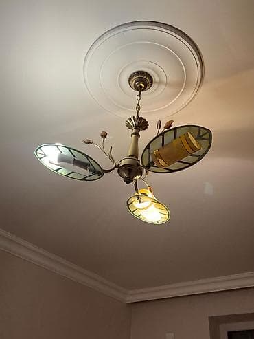 Çılçıraq, 3 lampa, Şüşə