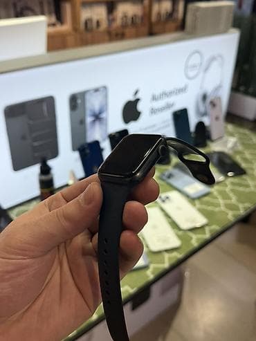 Смарт браслеты: Смарт часы, Apple, Водонепроницаемый, цвет - Черный — 8