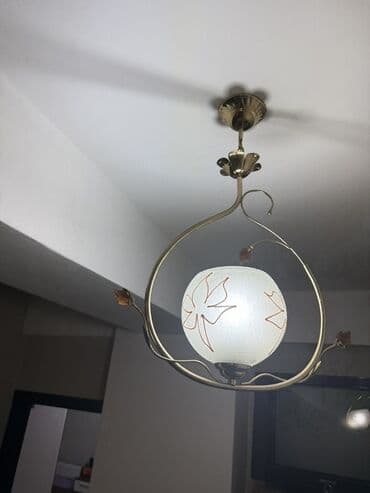 dəhliz üçün çilçıraqlar: Çılçıraq, 1 lampa, Metal — 1