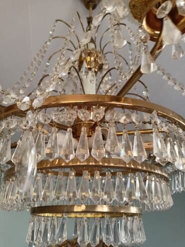 metbex perdeleri 2022: Çılçıraq, 6 lampa, Metal — 1