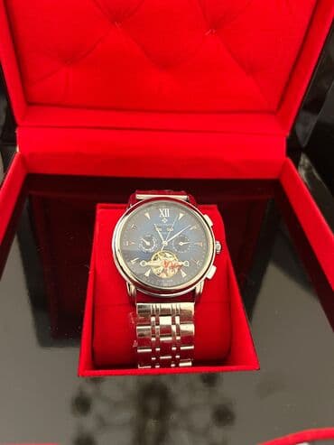 saat gumuş: Yeni, Qol saatı, Patek Phillipe, rəng - Qara — 1