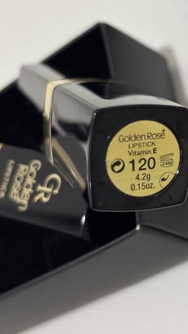 Dodaq üçün kosmetika: Dodaq boyası, Golden Rose, Qırmızı, Yeni — 4