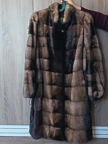 Шуба, One size, цвет - Коричневый — 10