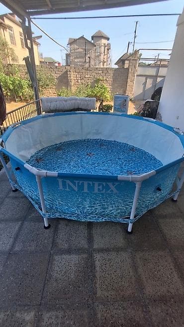 INTEX karkaslı çardaq/həyətyanı hovuz - Brend: Intex - Tip: karkaslı — 3