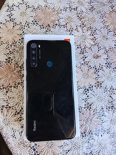 9990 telefon: Redmi Note 8 (2021), 64 GB, rəng - Qara, Barmaq izi — 1