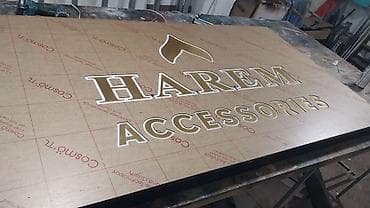 Paltar tikişi: Reklam işləri ucuz və keyfiyyətli.vinil baner.işiqlı və işiqsız hərif — 3