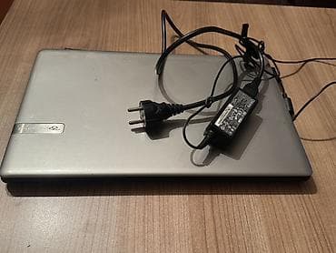 Packard Bell noutbuk (şəkillərdəki model) – adapteri ilə birlikdə