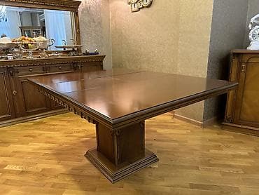 komputer stullari: Mebel dəsti – klassik yemək masası və 6 stul Masanın qiyməti: 200 AZN — 4