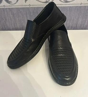Uşaq ayaqqabıları: Məhsul: Kişi loaferi (qara rəng) - Model: Slip-on loafer - Material — 1