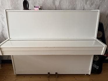 piyanino: Ağ rəngli akustik upright piano. hec calinmayib, hecbir prablemi — 1